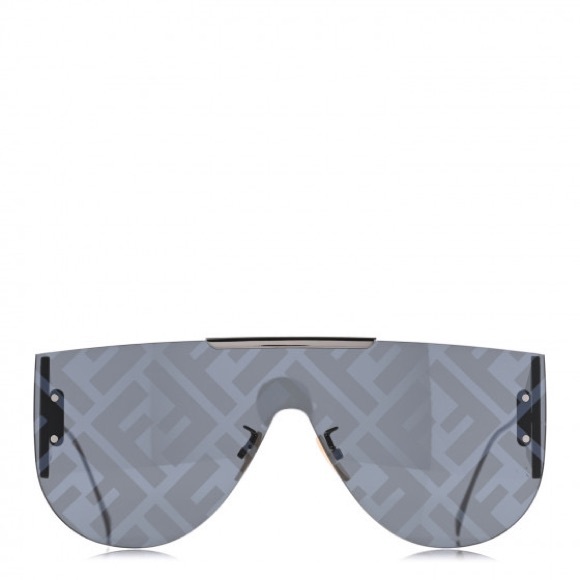 🔥FENDI FF Fabulous Shield Sunglasses FF M0093/S Grey🔥 - Picture 2 of 7